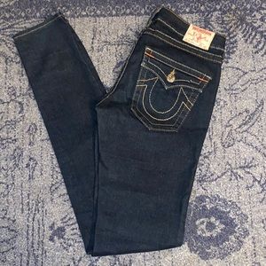 Women’s True Religion dark blue slim ankle size 29 jeans